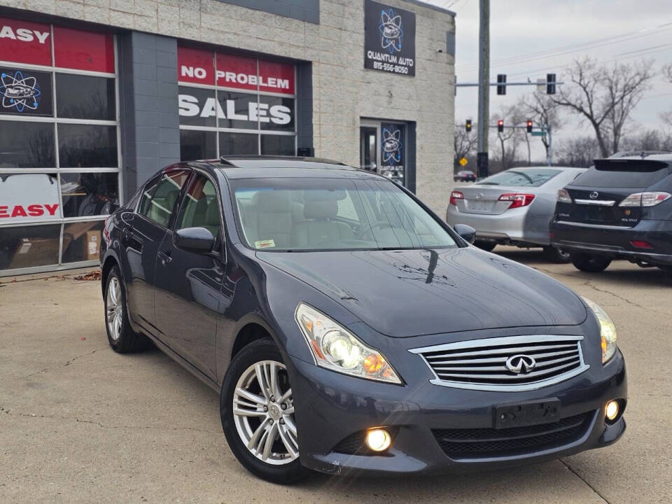 2012 INFINITI G37 Sedan for sale at Quantum Auto Co in Plainfield, IL