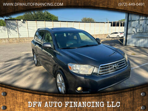 2009 Toyota Highlander for sale at Bad Credit Call Fadi in Dallas TX