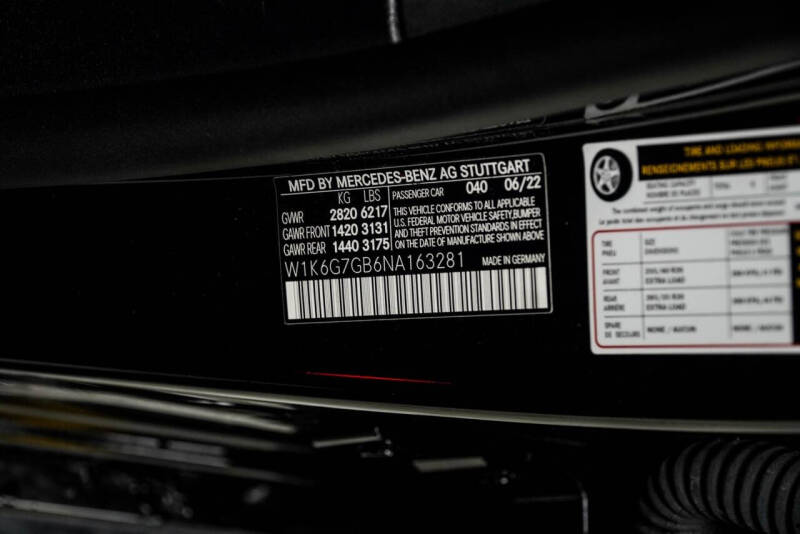 2022 Mercedes-Benz S-Class S 580 4MATIC