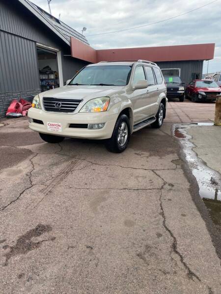 2003 Lexus GX 470 for sale at Canyon Auto Sales LLC in Sioux City IA