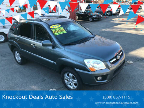 2009 Kia Sportage for sale at Knockout Deals Auto Sales in West Bridgewater MA