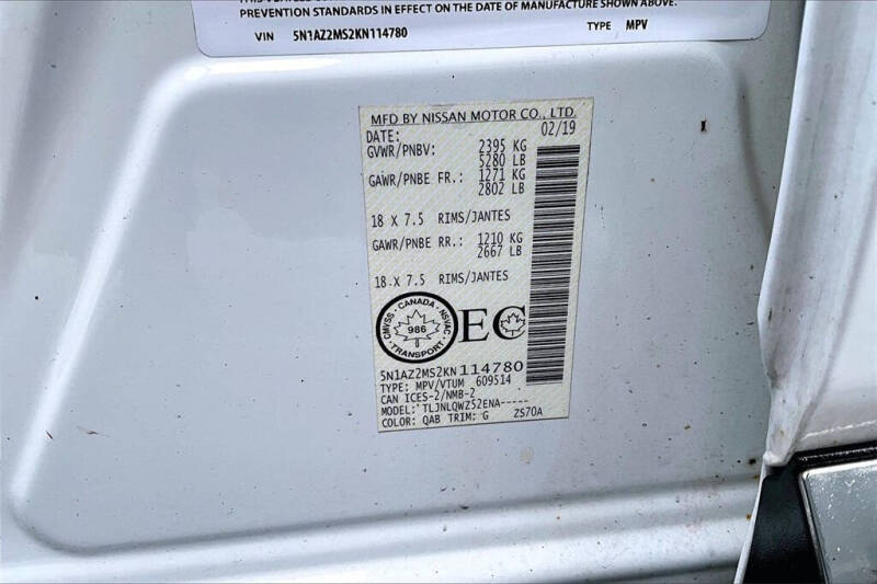 2019 Nissan Murano SV