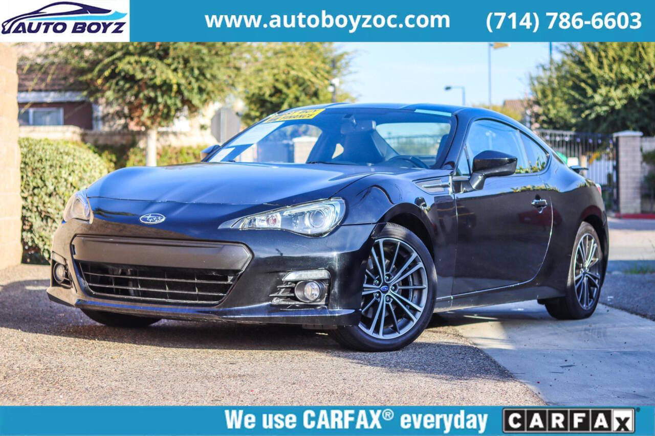 2016 Subaru BRZ for sale at Auto Boyz in Garden Grove, CA