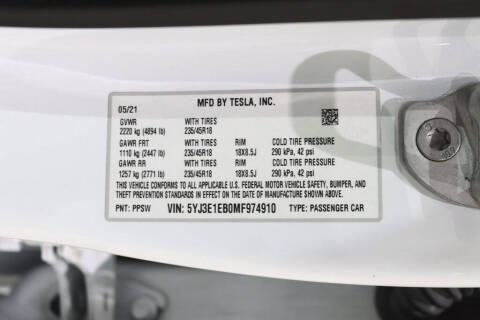 2021 Tesla Model 3 Long Range