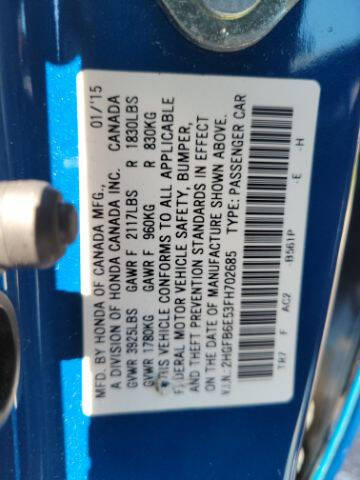 2015 Honda Civic Si