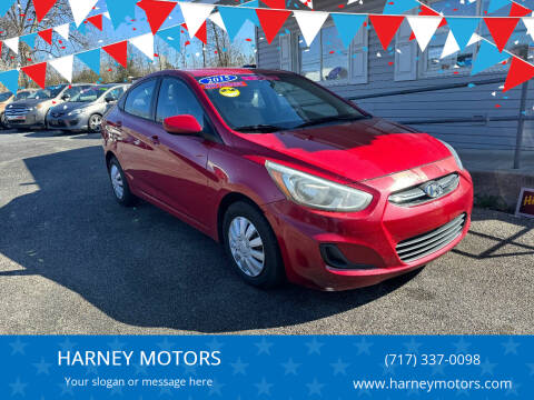 2015 Hyundai Accent for sale at HARNEY MOTORS in Gettysburg PA