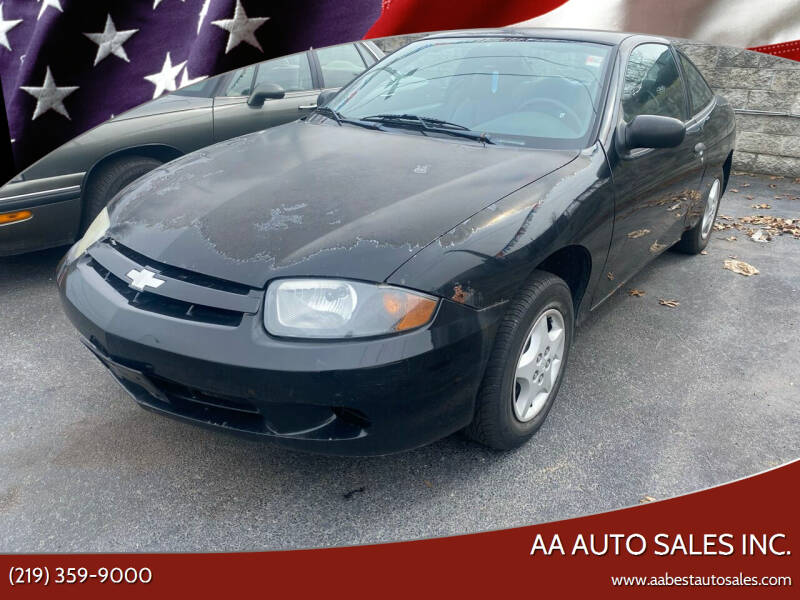 2003 Chevrolet Cavalier for sale at AA Auto Sales Inc. in Gary IN