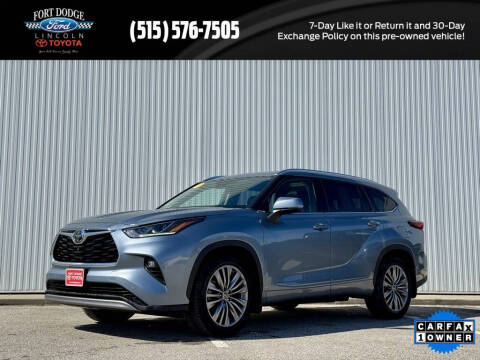 2022 Toyota Highlander for sale at Fort Dodge Ford Lincoln Toyota in Fort Dodge IA