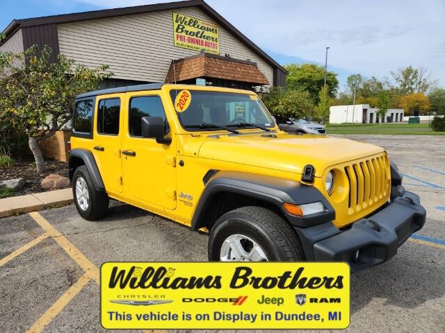 2020 Jeep Wrangler Unlimited for sale at Williams Brothers Pre-Owned Monroe in Monroe MI