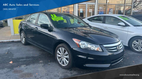 2012 Honda Accord for sale at ABC Auto Sales and Services in New Castle DE