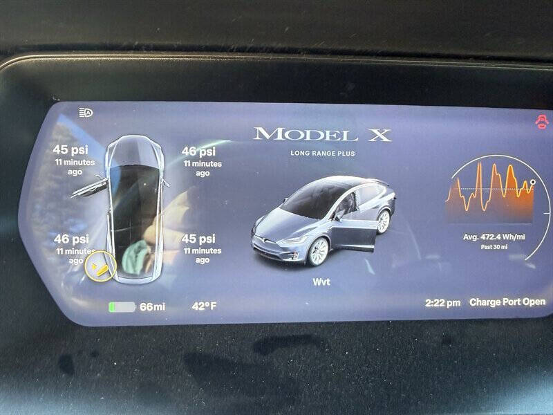 Black 2020 Tesla Model X Long Range Plus AWD Long Range Plus 4dr SUV 15