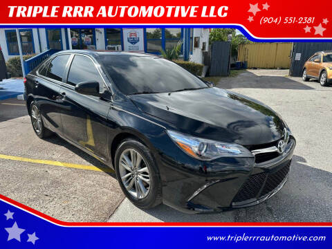 2016 Toyota Camry for sale at TRIPLE RRR AUTOMOTIVE LLC in Jacksonville FL
