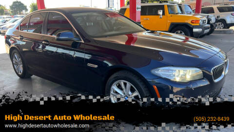 2014 BMW 5 Series for sale at High Desert Auto Wholesale in Albuquerque NM