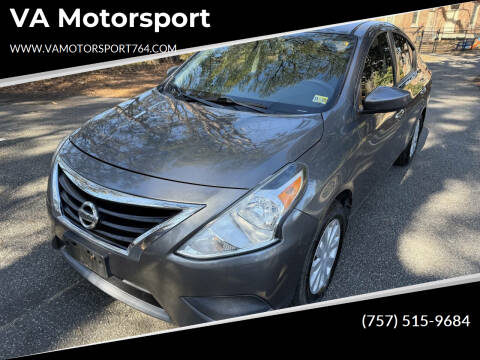 2018 Nissan Versa for sale at VA Motorsport in Chesapeake VA