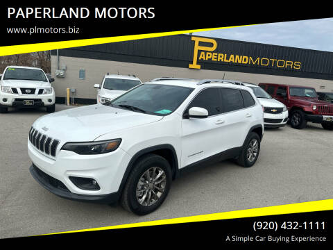 2019 Jeep Cherokee for sale at PAPERLAND MOTORS in Green Bay WI