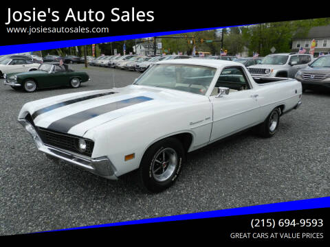 1970 Ford Ranchero for sale at Josie's Auto Sales in Gilbertsville PA