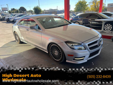 2012 Mercedes-Benz CLS for sale at High Desert Auto Wholesale in Albuquerque NM