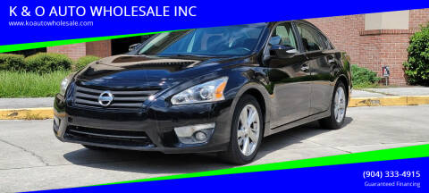 2013 Nissan Altima for sale at K & O AUTO WHOLESALE INC in Jacksonville FL