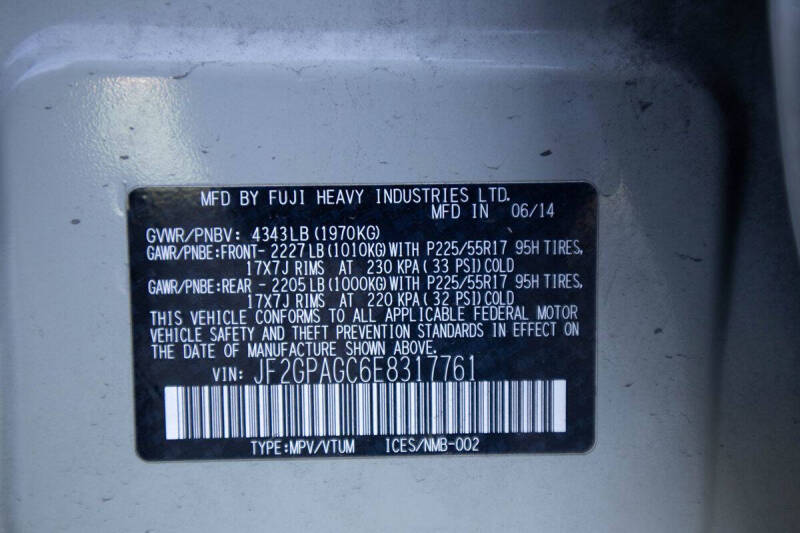 2014 Subaru XV Crosstrek 2.0i Limited