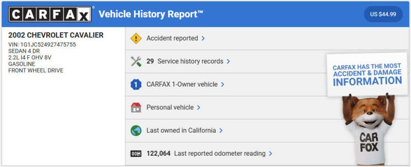 2002 Chevrolet Cavalier