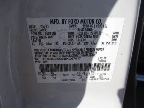 2011 Ford Escape Limited