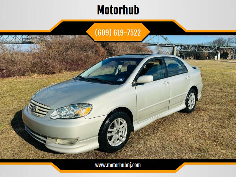 2003 Toyota Corolla for sale at Motorhub in Burlington NJ