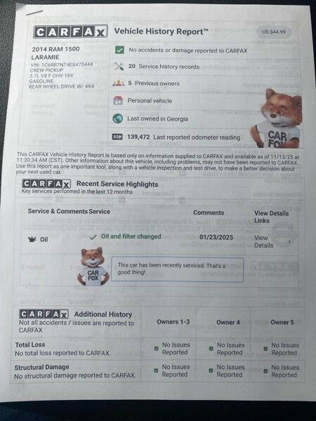 2014 RAM 1500 Laramie