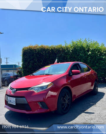 2016 Toyota Corolla for sale at Car City Ontario in Ontario CA