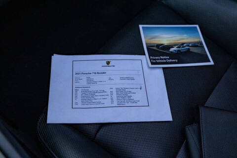 2021 Porsche 718 Boxster