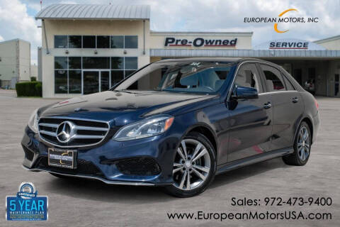 2014 Mercedes-Benz E-Class for sale at European Motors Inc in Plano TX