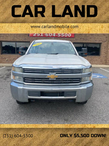 2016 Chevrolet Silverado 2500HD for sale at CAR LAND in Mobile AL