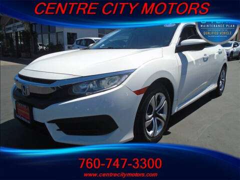 2018 Honda Civic for sale at Centre City Motors in Escondido CA