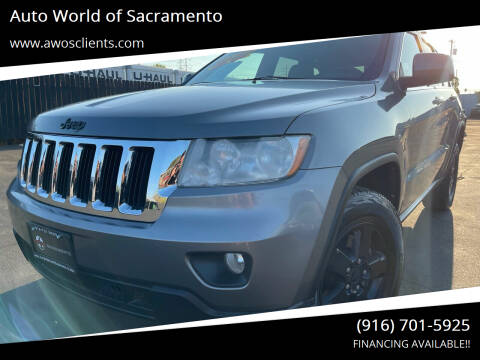2012 Jeep Grand Cherokee for sale at Auto World of Sacramento - Elder Creek location in Sacramento CA