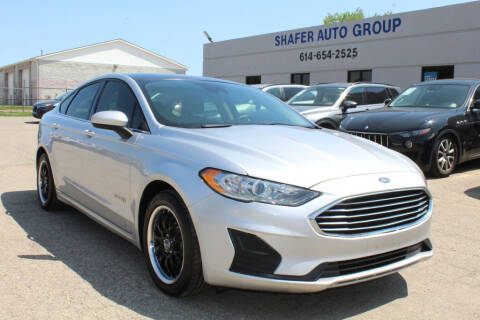 2019 Ford Fusion Hybrid for sale at SHAFER AUTO GROUP INC in Columbus OH