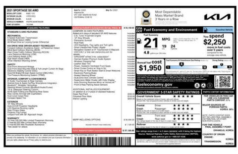 2021 Kia Sportage SX Turbo