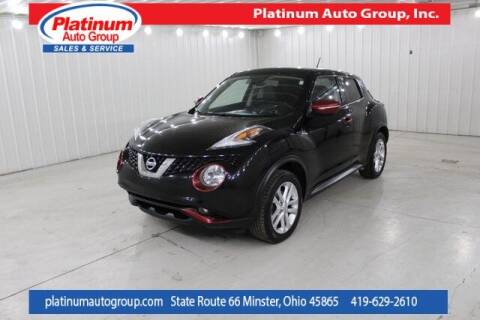 2015 Nissan JUKE for sale at Platinum Auto Group Inc. in Minster OH
