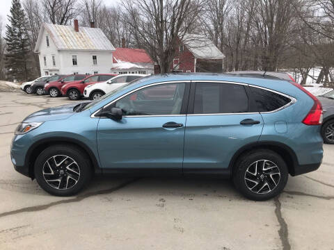 2016 Honda CR-V for sale at MICHAEL MOTORS in Farmington ME
