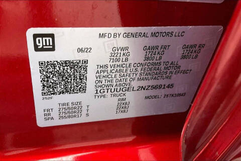 2022 GMC Sierra 1500