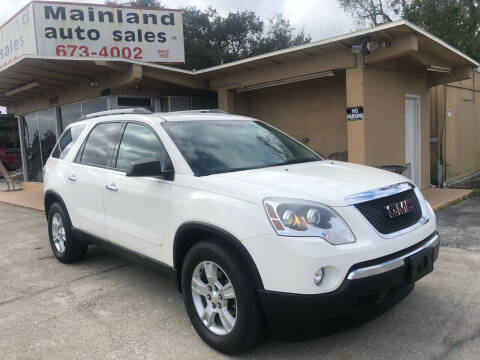 2012 GMC Acadia for sale at Mainland Auto Sales Inc in Daytona Beach FL