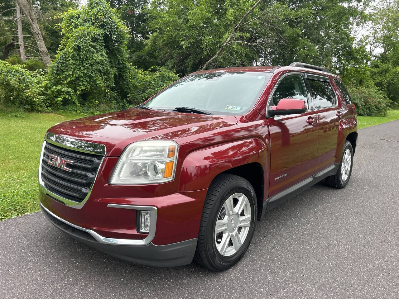 Dk. Red 2016 GMC Terrain SLE-2 AWD SLE-2 4dr SUV 1