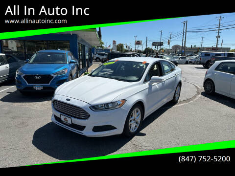 2014 Ford Fusion for sale at All In Auto Inc in Palatine IL