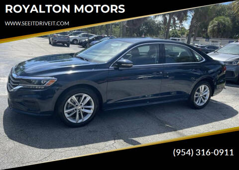 2020 Volkswagen Passat for sale at ROYALTON MOTORS in Plantation FL