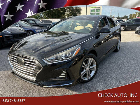 2018 Hyundai Sonata for sale at CHECK AUTO, INC. in Tampa FL