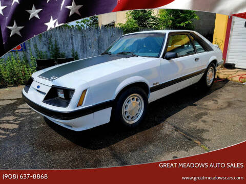 1986 Ford Mustang for sale at GREAT MEADOWS AUTO SALES in Great Meadows NJ
