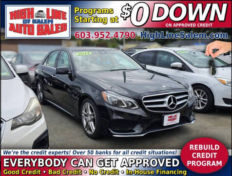 2014 Mercedes-Benz E-Class for sale at High Line Auto Sales of Salem in Salem NH