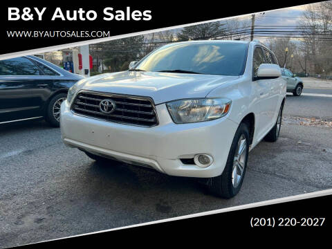2008 Toyota Highlander for sale at B&Y Auto Sales in Hasbrouck Heights NJ