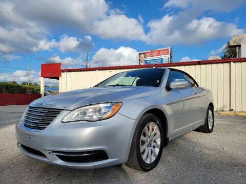 2012 Chrysler 200 Convertible for sale at GOODFELLAS AUTO LLC in Largo FL