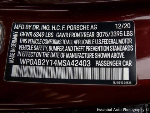 2021 Porsche Taycan 4S