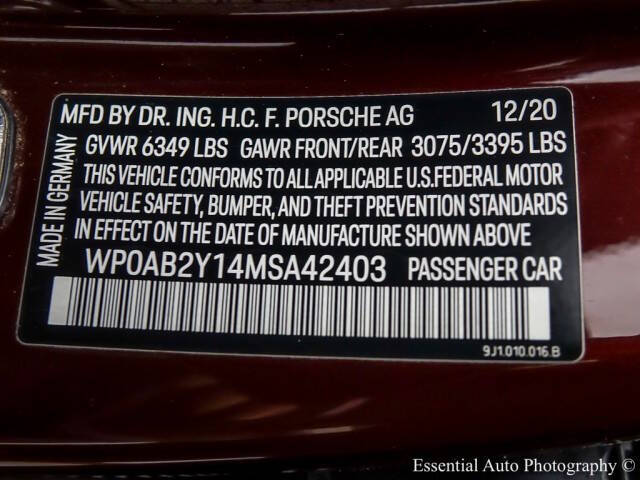 2021 Porsche Taycan 4S