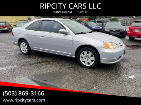 2001 Honda Civic for sale at RIPCITY CARS LLC in Portland OR